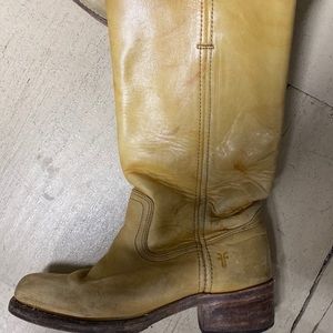 Tan Leather Frye Boots